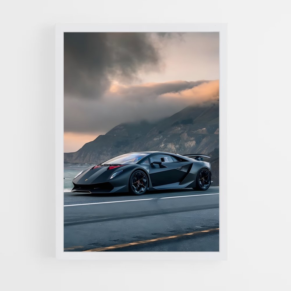 Poster Vision Supérieure – affiche Lamborghini (vue 3)